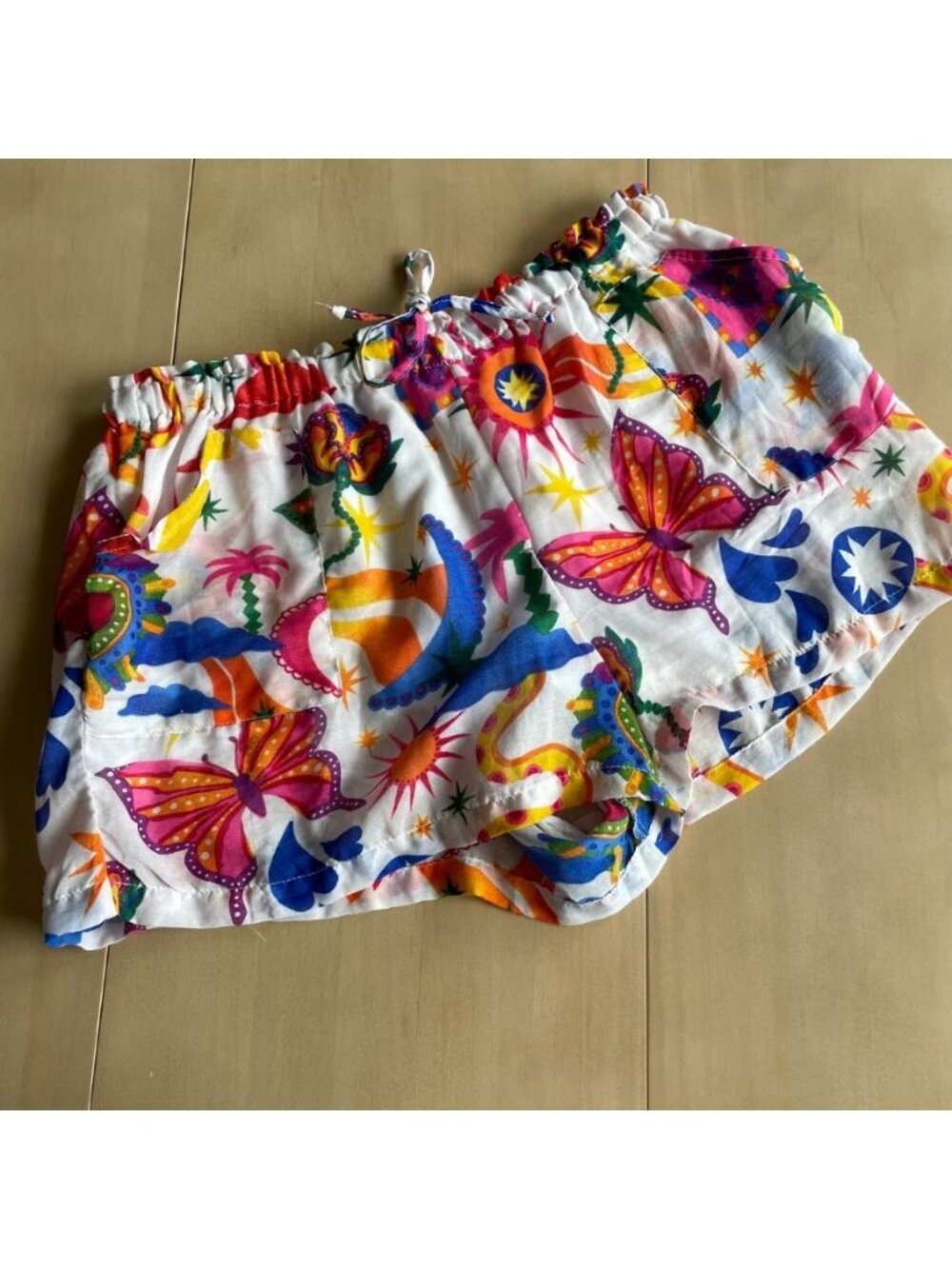 Entire Closet $5! Violet Sky Matching Two Piece Shorts & Crop Button Down Shirt - Picture 6 of 15